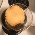El cooksnap de Dina Luz cuando hizo Arepa de huevo.