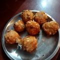 Saxena Arti का कुकस्नैप जब उन्होंने रॉ बनाना साबूदाना कटलेट स्टफ (पनीर, किशमिश) बनाया था।