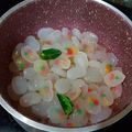 Cooksnap dari Tituk SK untuk resep Manisan Kolang Kaling Isi Buah Khas Medan