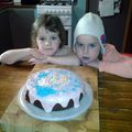 jo anne's cooksnap of when they made Paula Deen's Red Velvet Cake.