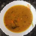 Richa Vardhan का कुकस्नैप जब उन्होंने सांबर दाल (sanbhar dal recipe in hindi) बनाया था।