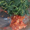 Cooksnap dari linda handayani untuk resep Brambang Asem (Sambel Dongtelo/Sambal daun ketela)