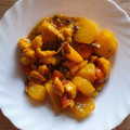 El cooksnap de Irina Caro cuando hizo Solomillo de pavo guisado.