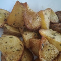 El cooksnap de Marta cuando hizo Patatas gajo al horno.