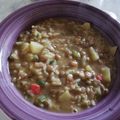 El cooksnap de Valeria Andrea Pérez cuando hizo Lentejas con arroz y verduras.
