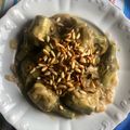 El cooksnap de Amaro cuando hizo Alcachofas con piñones.