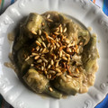 El cooksnap de Amaro cuando hizo Alcachofas con piñones.