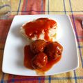 El cooksnap de Karem cuando hizo Albóndigas en salsa de tomates 🍅.