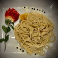 El cooksnap de Arianne cuando hizo Spaghetti a la carbonara.