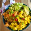 El cooksnap de Josemi CilantroYHierbabuena cuando hizo Poke Cítrico de Salmón y Aguacate.