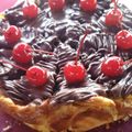 Cooksnap Ratna Marhainis Ramli semasa beliau membuat Burnt Cheesecake.