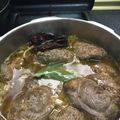 El cooksnap de Maria Trejo cuando hizo Carrilleras de cerdo en olla expres.