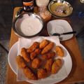 El cooksnap de Santiago Igarza cuando hizo Falafel al instante! (con salsa de yogurth).