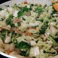 Judi Small's cooksnap of when they made Napa Cabbage & Bok Choy with Bacon.