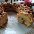 El cooksnap de Noemí cuando hizo Roscón de manzana y pasas.