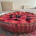 El cooksnap de Cice cuando hizo Tarta de frutillas para diabéticos.