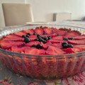 El cooksnap de Cice cuando hizo Tarta de frutillas para diabéticos.