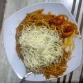 Cooksnap dari Sella Rostiantie untuk resep Spaghetti Udang Saus Tomat
