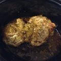 Holly Gordner Blackwell's cooksnap of when they made crock pot parmesan pork roast.