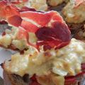El cooksnap de Carmem cuando hizo Crema de tortilla con jamón.