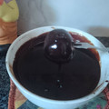 El cooksnap de Delma Delgado cuando hizo Baño de chocolate para decorar tortas.