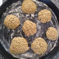 El cooksnap de Maxi Brizuela cuando hizo Galletas de avena y chocolate fit.
