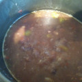 El cooksnap de Arnaldo Valdes cuando hizo Potaje de frijoles negros.
