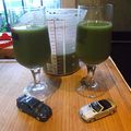 El cooksnap de jorbasmar cuando hizo Smoothie de espinacas, kiwi, pera y plátano.