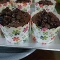 Cooksnap dari endah untuk resep Muffin coklat super nyoklat,NO MIXER hasil tinggi menjulang alias High Dome! XD