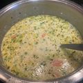 denise1414 Cooksnap-ja, amikor elkészítette a(z) Tárkonyos-tejszínes csirkeragu leves receptet.