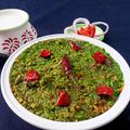 Sunita Vaghela's cooksnap of when they made લસુની પાલક ખીચડી (Lasuni Palak Khichdi Recipe In Gujarati).