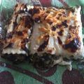 El cooksnap de Bar cuando hizo Canelones con espinacas & atún.