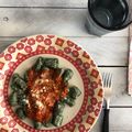 El cooksnap de Ale Navas cuando hizo Ñoquis de espinaca light.