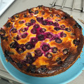 El cooksnap de Mónica Santos cuando hizo Blueberry cheesecake.