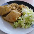 El cooksnap de Scarlett Tillería cuando hizo Pollo asado con mostaza, limón y papitas fritas.