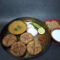 Bhavna C. Desai's cooksnap of when they made દાલ બાટી ચૂરમા (Dal Bati Churma Recipe in Gujarati).