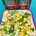 sonia sharma का कुकस्नैप जब उन्होंने कॉर्न मखाना चाट (corn makhana chaat recipe in hindi) बनाया था।