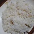 Misbah Rasheed Qureshì's cooksnap of when they made Boiled rice with daal and fries.