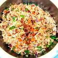 Poonam Varshney का कुकस्नैप जब उन्होंने वेज पुलाव (veg pulao recipe in hindi) बनाया था।