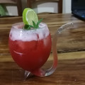 El cooksnap de Rosa Isabel cuando hizo Daikiri de fresa.