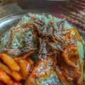 Cooksnap Zleq Kha semasa beliau membuat Nasi Lemak PandanRendang Ayam.