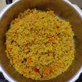 Divya Abraham's cooksnap of when they made Samba rava veg upma.