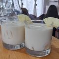 El cooksnap de Claudia Isabel cuando hizo Fresco o chicha de arroz con piña sin azúcar añadida.