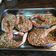 El cooksnap de "cocinar con jorgette" cuando hizo Salmón al horno con espárragos verdes y calabacín.