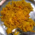 Janvi का कुकस्नैप जब उन्होंने वेज तेहरी(veg tehari recipe in hindi) बनाया था।