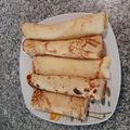 El cooksnap de Marisa Riveros cuando hizo Panqueques de banana.