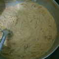 El cooksnap de Reicy Sosa cuando hizo Spaguettis blanco.