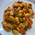 El cooksnap de Lucía cuando hizo Gnocchi con verduras y Pechuga de pollo...🐥.