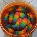 Cooksnap dari Fitria Balqasir untuk resep Lidah Kucing Rainbow