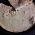 El cooksnap de Bruna Anic cuando hizo Fainá de queso.